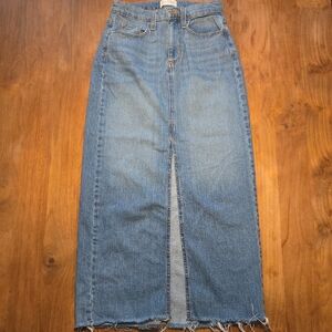 Universal Thread Light Blue Denim Skirt